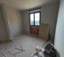 Cloison des chambres