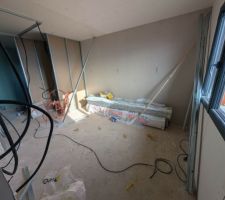 Cloison des chambres