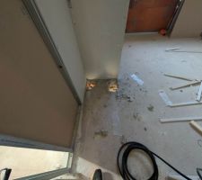 Cloison des chambres