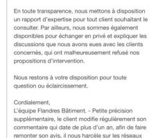 R�ponse � l?avis Google