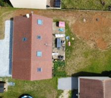 Pr&eacute;paration pour l'installation d'une all&eacute;e + terrasse en pierre naturel fin