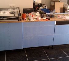 Montage des tirroirs et portes