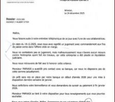 Il a sollicit&eacute; notre bienveillance. 
Pour autant....il ne paye toujours pas