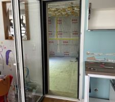 Porte fenetre &agrave; retirer