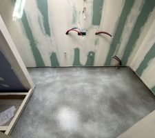 Chappe de la SDB coulée