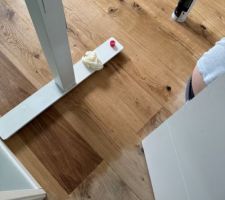 Application de l'huile