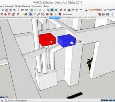 Installation caisson VMC DF avec les deux collecteurs