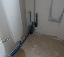 Arrivee d'eau pour Machine a Laver dans le cellier