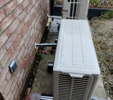 Pose PAC ext&eacute;rieures sur dalette