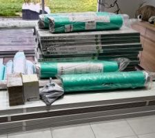 Pose du parquet stratifi&eacute; PERGO