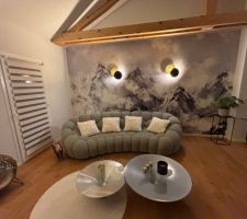 Panoramique montagnes Salon