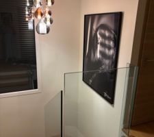 Le lustre du couloir. Suspensions CIRCE - Concept Verre