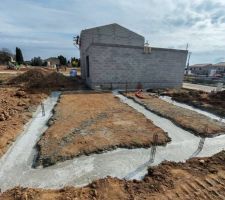 Coulage des fondations