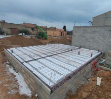 Pret &agrave; recevoir la dalle