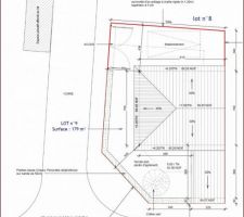 Plan de masse avec garage