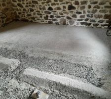 Remplissage chaux chanvre 15 cm