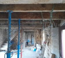 Toutes align&eacute;es en fixant les anciennes en travers au dessus