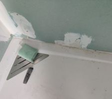 De l'enduit, des rayures sur mon receveur de douche !