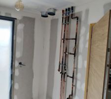 Repositionnement des gaines du ballon ECS