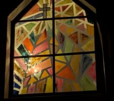 Vu d'ext&eacute;rieur de nuit