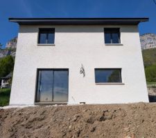 Enduit termin&eacute;
Colorie blanc