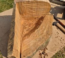 Pr&eacute;paration de la nouvelle fontaine