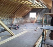 Etage avant cloisonnement