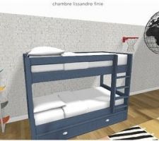 Esquisse de la chambre de notre fils ain&eacute;e 3 photos