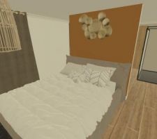 Esquisse de la chambre parentale 3&egrave;me photos