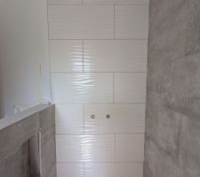 Douche en cours