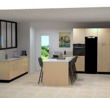 3D de la future cuisine