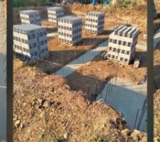 Fin du terrassement et fondations