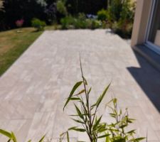 Carrelage terrasse de chez Aubade