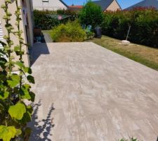 Carrelage terrasse de chez Aubade