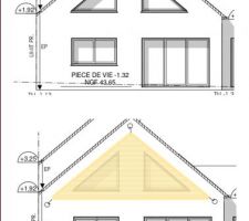 Proteger du soleil...
Probl&egrave;me surchauffe &agrave; l'ouest sans volets, fen&ecirc;tres fixes...
Je me posais la question d'installer, en &eacute;t&eacute;, une voile, (qualit&eacute; marine avec cables inox, voir schema) pour empecher les rayons du soleil de frapper directement sur les 2 fen&ecirc;tres, avec un anneau ouvert en haut pour le fixer facilement et des syst&egrave;mes de tensions en bas car accessible plus facilement
PS: Les volets semblent hors de prix et complexes...