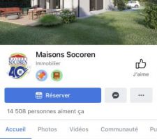 L?une des versions de notre projet a servi de vitrine publicitaire &agrave; SOCOREN sur Facebook de D&eacute;cembre 2021 &agrave; Octobre 2023