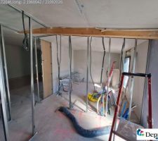 Poutre apparente au 1er