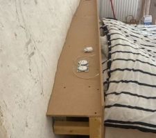 T&ecirc;te de lit en mdf