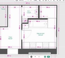 Plan future salle de bain sans wet-room