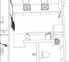 Plan future salle de bain sans wet-room