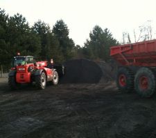 Chargement du grattage