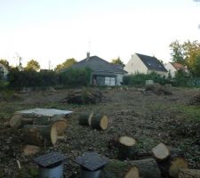 Vue sud-ouest vers nord-est