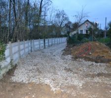 Accès chantier fini