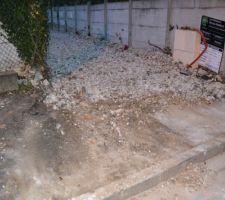 Accès chantier