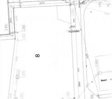 Vue du terrain sur papier