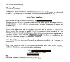 Nous aurons la remise des clefs en fin de compte le 12 janvier 2011 nous avons pu faire avancer la date.