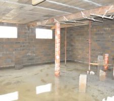 Sous sol &agrave; am&eacute;nager ult&eacute;rieurement