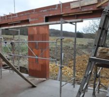 Vue des 2 portes fen&ecirc;tres donnant sur la campagne