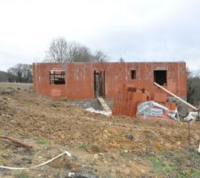 Pignon  est de la maison