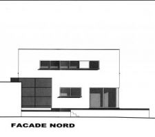 Façade Nord (arrière de la maison)